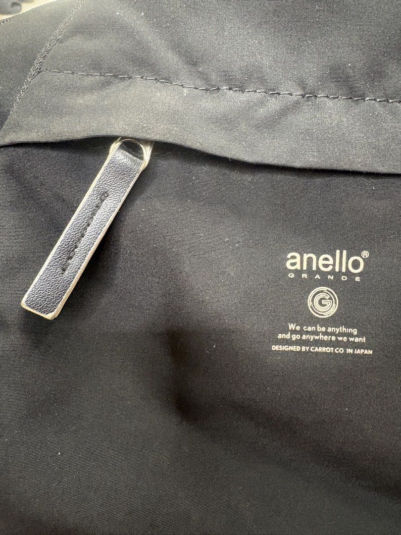 Authentic Anello Grande Black Backpack (Category: Backpacks) located in Manila. Submitted by foundhouseph (Listing ID 1459400815, Image 2). Description: - Authentic Black Anello Grande backpack - Spacious main compartment - Convenient front pocket - Interior pockets for organization - Adjustable straps for comfort - Ideal for everyday use.