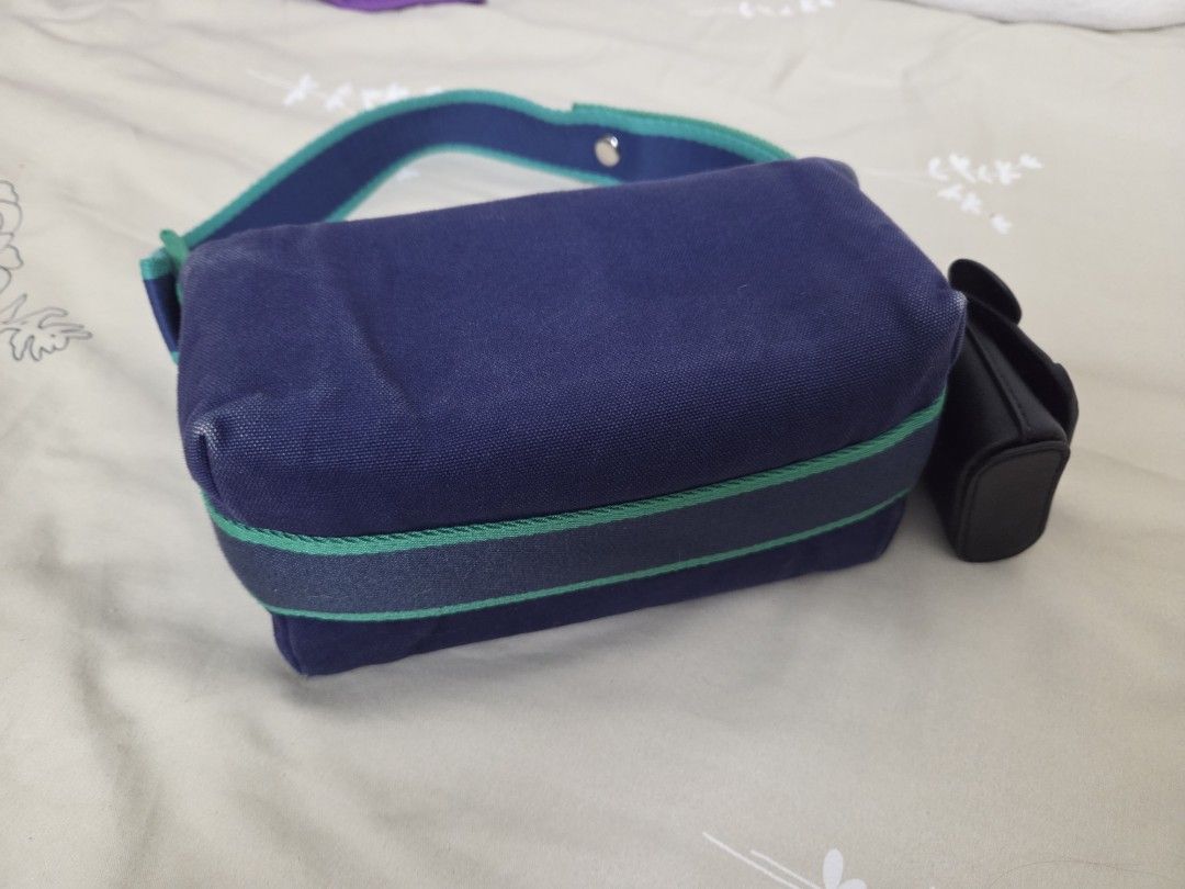 Authentic Hermes (Category: Bags & Wallets) located in Kuala Lumpur. Submitted by letsbuys80 (Listing ID 1459449839, Image 3). Description: - hermes bride a brac case - Features a green and blue striped strap - Comes with a cute Minnie Mouse coin purse charm - Zipper closure with leather pull tab - Interior has a couple of slip pockets - come with one Great for organizing essentials giving one strap as shoudle bag. interested please do pm me than