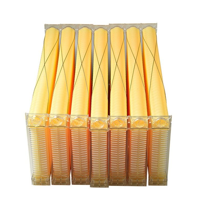 Automatic Beehive Honey Frame for Beekeeping (Category: Frames & Pictures) located in Muntinlupa City. Submitted by EarlyShop.ph (Listing ID 1459415834, Image 3). Description: - Automatic honey frame for efficient beekeeping. - Dimensions: Approximately 49cm x 46.5cm. - Features small tubes for honey extraction or feeding. - Simplifies beehive management and honey harvesting. - Easy to assemble and use. 6x box available if take all free na yung B