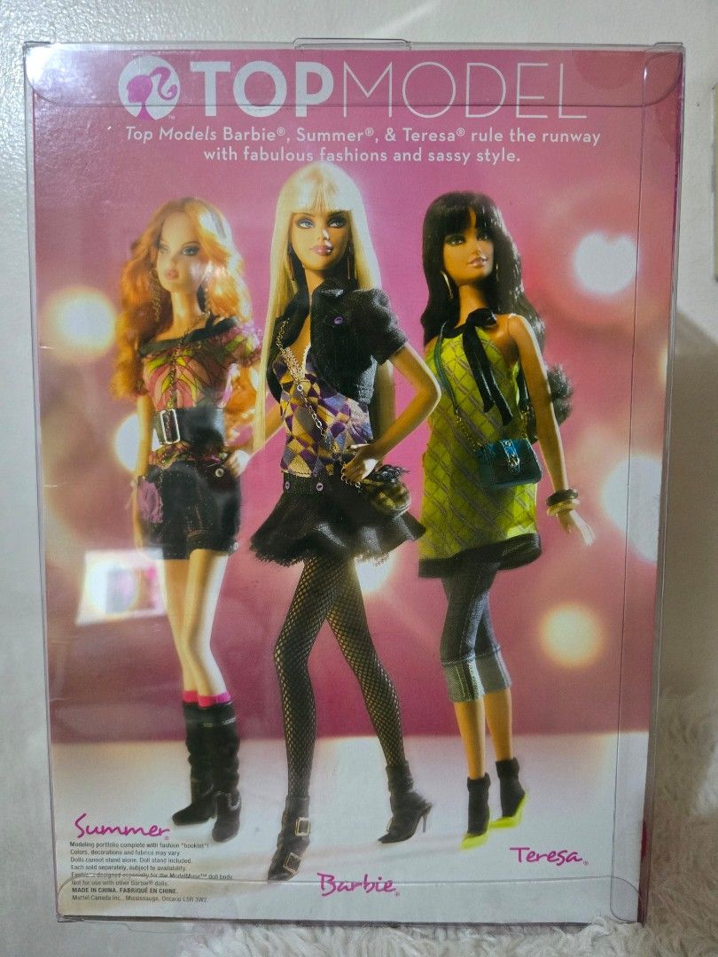 Barbie top model NRFB (Category: Kids Toys) located in Manila. Submitted by cinammi (Listing ID 1459403875, Image 2). Description: Mint condition, complete, no flaws 📌MOP Payment first via BPI/Maribank/Chinabank 📌Shipping at buyer’s expense 📌Feel free to message me for inquiries, thank you!.