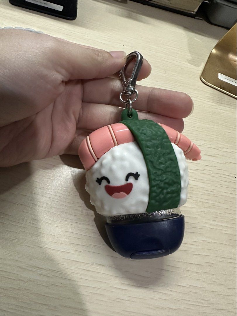 Bath & Body Works Sushi PocketBac Holder (Category: Sanitizers & Disinfectants) located in Manila. Submitted by shopkriscloset (Listing ID 1459301636, Image 1). Description: Used sanitizer included for visual purposes, may dispose it Bought in SM megamall in 2024 ‼️PLEASE READ BEFORE PLACING AN OFFER: 🩵Please be patient and respectful. 🤗 If I don’t get to reply immediately, I might be working. 🧡Please REFRAIN from making an offer if you do not