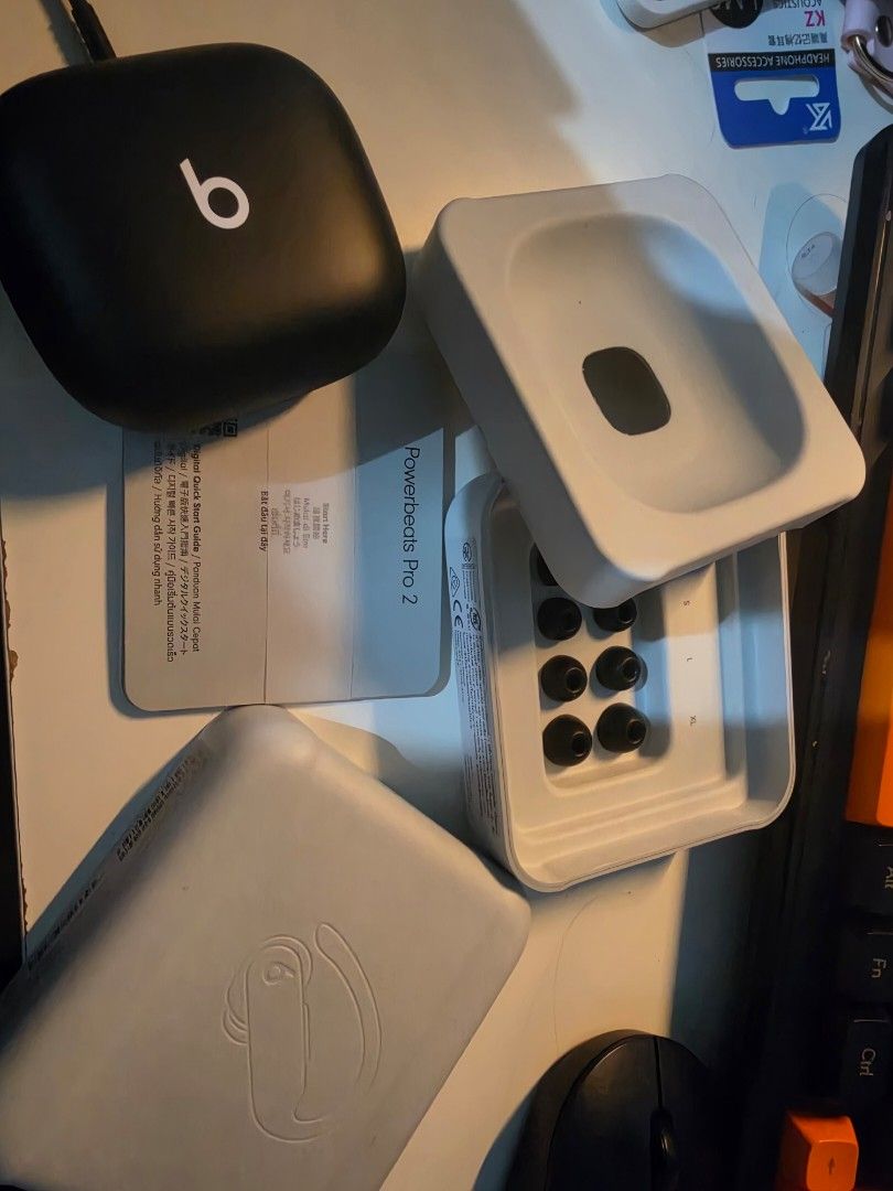 Beats Powerbeats Pro 2 Jet Black Wireless Earbuds (Category: Earphones) located in Taguig. Submitted by karizamarie27 (Listing ID 1459401209, Image 3). Description: - Beats Powerbeats Pro 2 in Jet Black - High-performance wireless earbuds - Secure, comfortable fit for active use - Includes charging case - Multiple ear tip sizes for a personalized fit - Excellent sound quality for music and calls - Perfect for workouts and everyday listening - Ori
