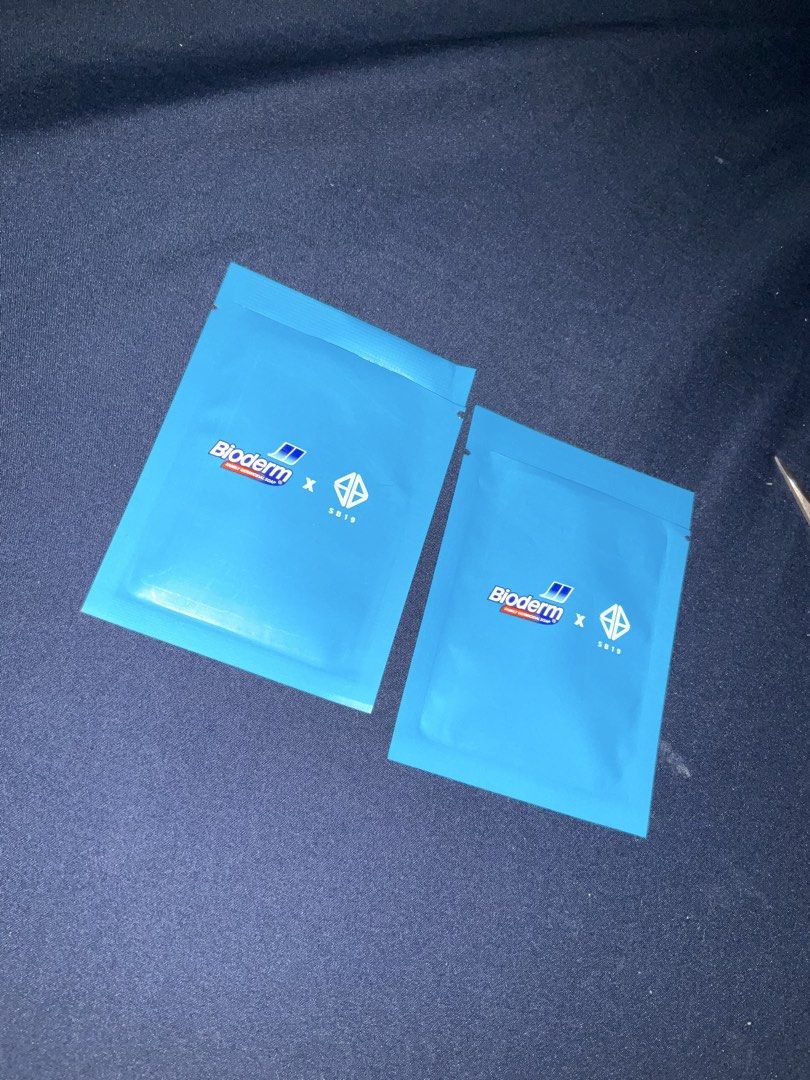 Bioderm x SB19 PC (Category: Face Care) located in Manila. Submitted by vajaejae (Listing ID 1459391889, Image 2). Description: 100each, 180 takeall have KEN and OT5 🧡.