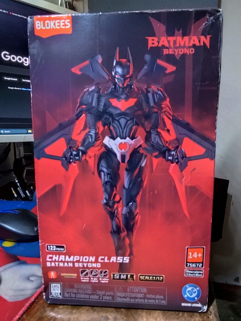 Blokees Batman Beyond Sealed (Category: Designer & Blind Box Toys) located in Malabon City. Submitted by jayveetotz (Listing ID 1459428237, Image 1). Description: Blokees Batman Beyond Sealed Unbuilt Brand new Damage Box For 1k.