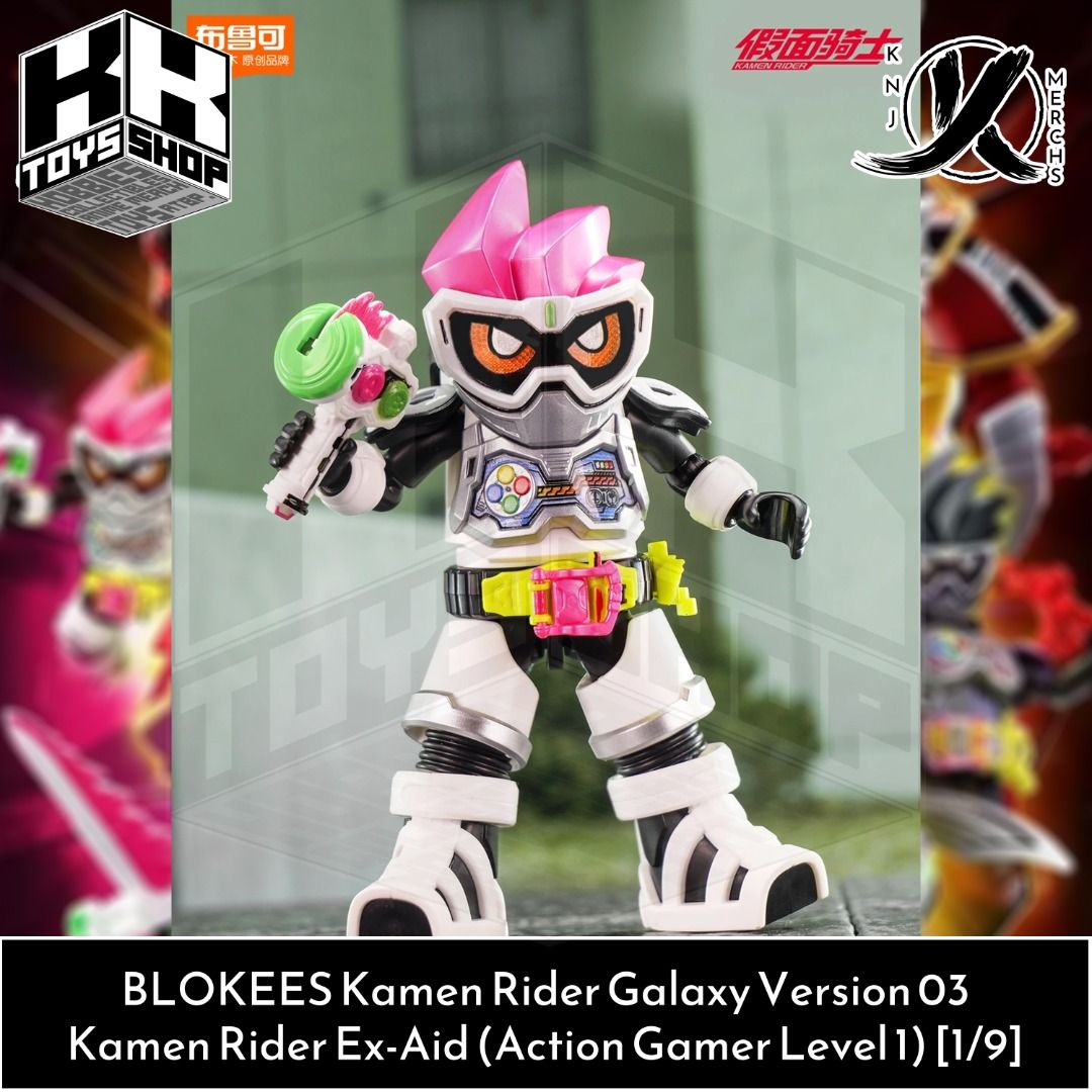 BLOKEES Kamen Rider Galaxy Version 03 [SINGLES / NOT RANDOM] (Category: Figurines & Statues) located in Rizal. Submitted by knjmerchs08 (Listing ID 1459337554, Image 3). Description: BLOKEES Kamen Rider Galaxy Version 03 [SINGLES / NOT RANDOM] CONDITION: Brand New - Opened Box / Sealed Foil Plastic / Unbuilt PRICES: Full Set - *SOLD OUT* Kamen Rider Tycoon (Bujin) - *SOLD OUT* Kamen Rider Ex-Aid (Action Gamer Level 1) - *SOLD OUT* Kamen Rider Ex-