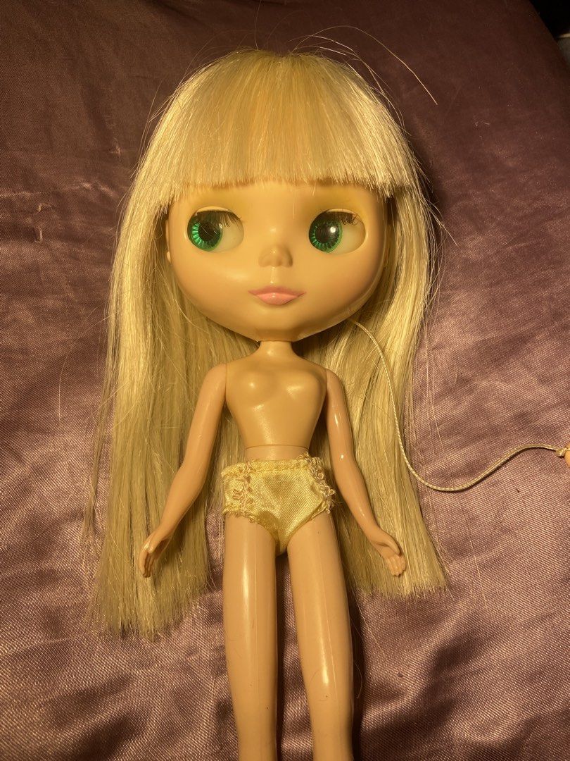 Blythe doll (Category: Kids Toys) located in Quezon City. Submitted by bendystraw (Listing ID 1459341801, Image 3). Description: Price is negotiable, feel free to make offers! Selling this Blythe doll. Her original wig was changed to this one. If you have other wigs you want to put on her, it will be easier to attach as her scalp has already been changed. She has a slight blemish on the paint of her left cheek. .
