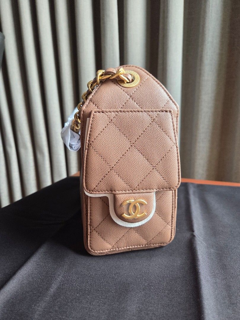 Bnew Chanel C25 Mahogany Mini bag (Category: Luxury Bags & Wallets) located in Quezon City. Submitted by shop.mar.go (Listing ID 1459408209, Image 2). Description: brandnew and comes complete mini size rare color Mahogany gold hardware.