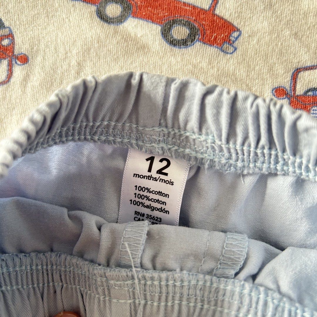 Boy Sets (Category: Babies & Kids Fashion) located in Tangkak. Submitted by cherrydmoment (Listing ID 1459324639, Image 3). Description: Car Design Boy Set - Shirt and Pants Stripes Romper Only wore it once.