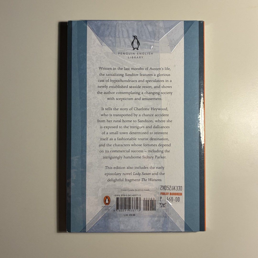 (Brand New) Sanditon by Jane Austen (Category: Storybooks) located in Malolos. Submitted by amitypuff (Listing ID 1459392425, Image 2). Description: .