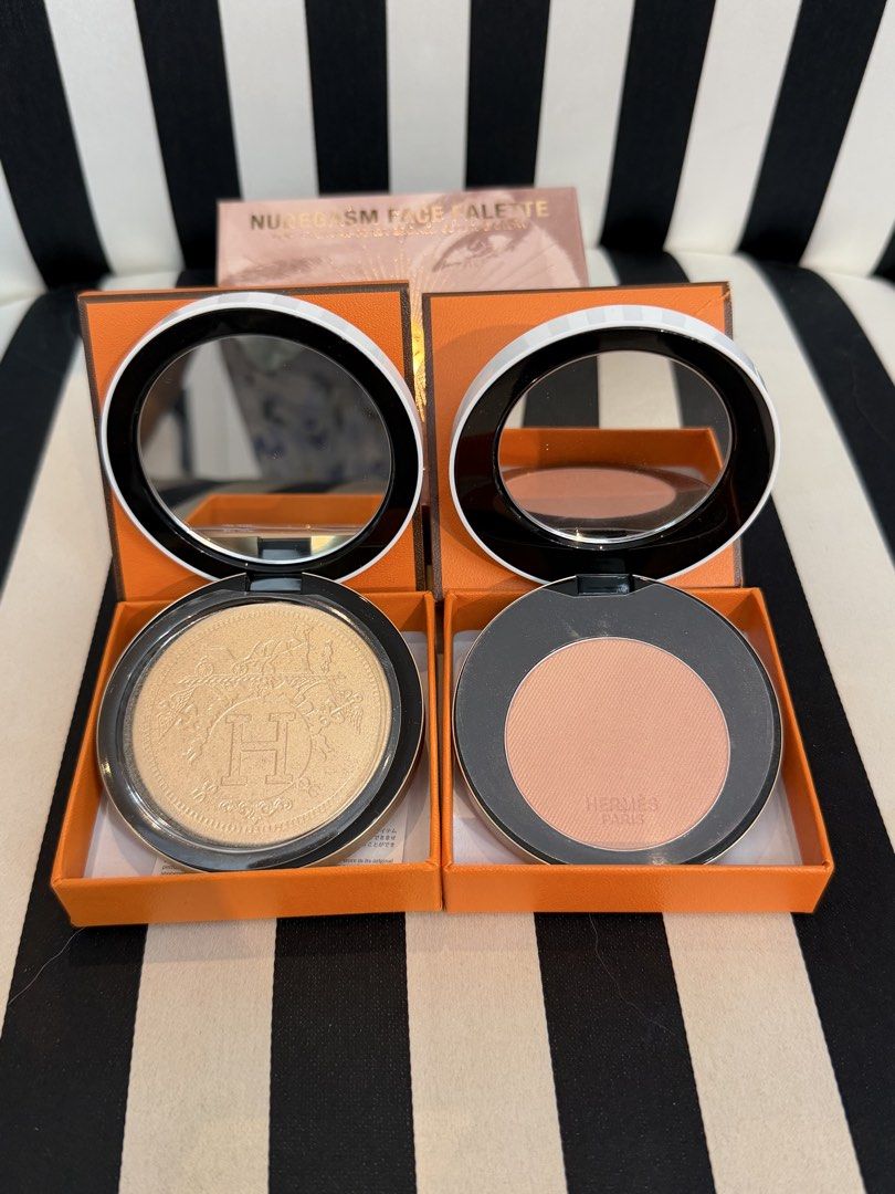 [EACH] BRANDNEW Hermes Blush & Highlighter (Category: Makeup) located in Quezon City. Submitted by kristinascl0set (Listing ID 1459463345, Image 2). Description: Hermes brand new unused blush & highlighter available! 6500 each..
