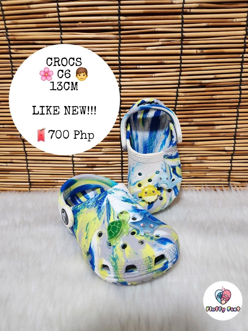 C6- Preloved Original Crocs for Kids (Category: Babies & Kids Fashion) located in Navotas City. Submitted by FluffyFeet (Listing ID 1459468929, Image 1). Description: NEW ARRIVAL❗️ This is a PRELOVED ORIGINAL CROCS FOR KIDS❗️❗️ Please manage your expectations ❤️ 📌Strictly MINE NOW, PAY NOW ONLY❗️ (Unless suki na po na maayos kausap at iwas cancellation) 📌You may ask for other photos before placing order/s STRICTLY NO RETURN, NO EXCHANGE UNLESS 