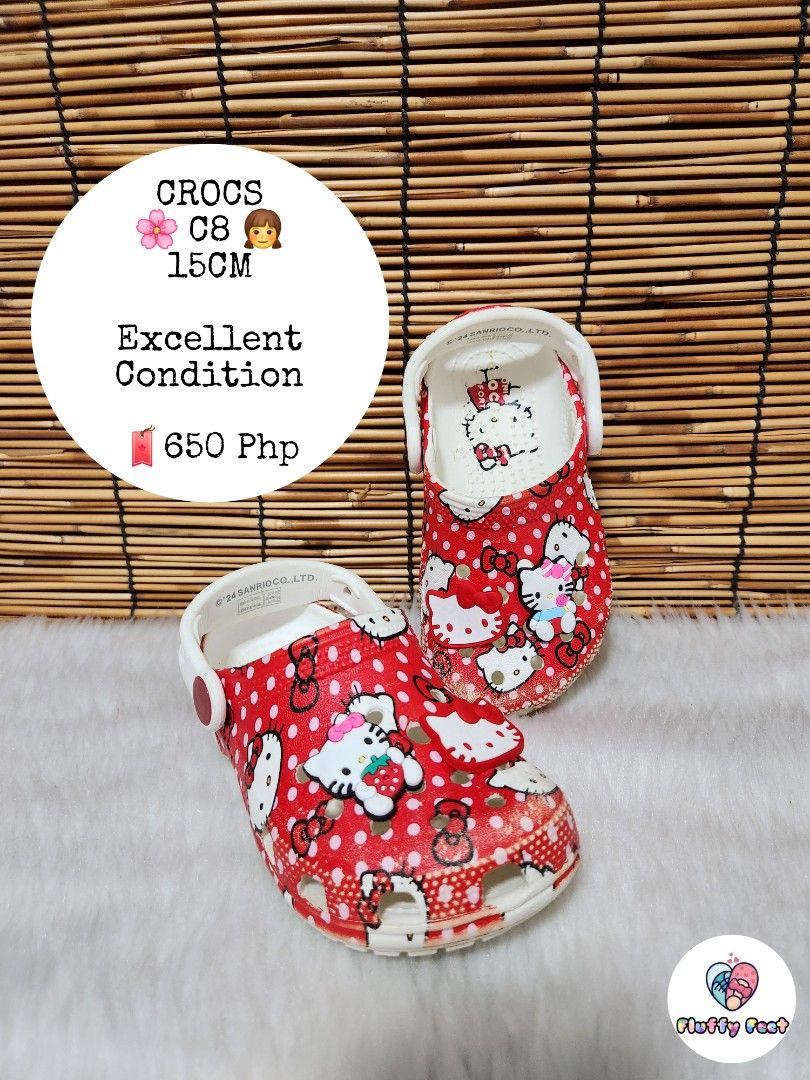C8- Preloved Original Crocs for Kids (Category: Babies & Kids Fashion) located in Navotas City. Submitted by FluffyFeet (Listing ID 1459471123, Image 1). Description: NEW ARRIVAL❗️ This is a PRELOVED ORIGINAL CROCS FOR KIDS❗️❗️ Please manage your expectations ❤️ 📌Strictly MINE NOW, PAY NOW ONLY❗️ (Unless suki na po na maayos kausap at iwas cancellation) 📌You may ask for other photos before placing order/s STRICTLY NO RETURN, NO EXCHANGE UNLESS 