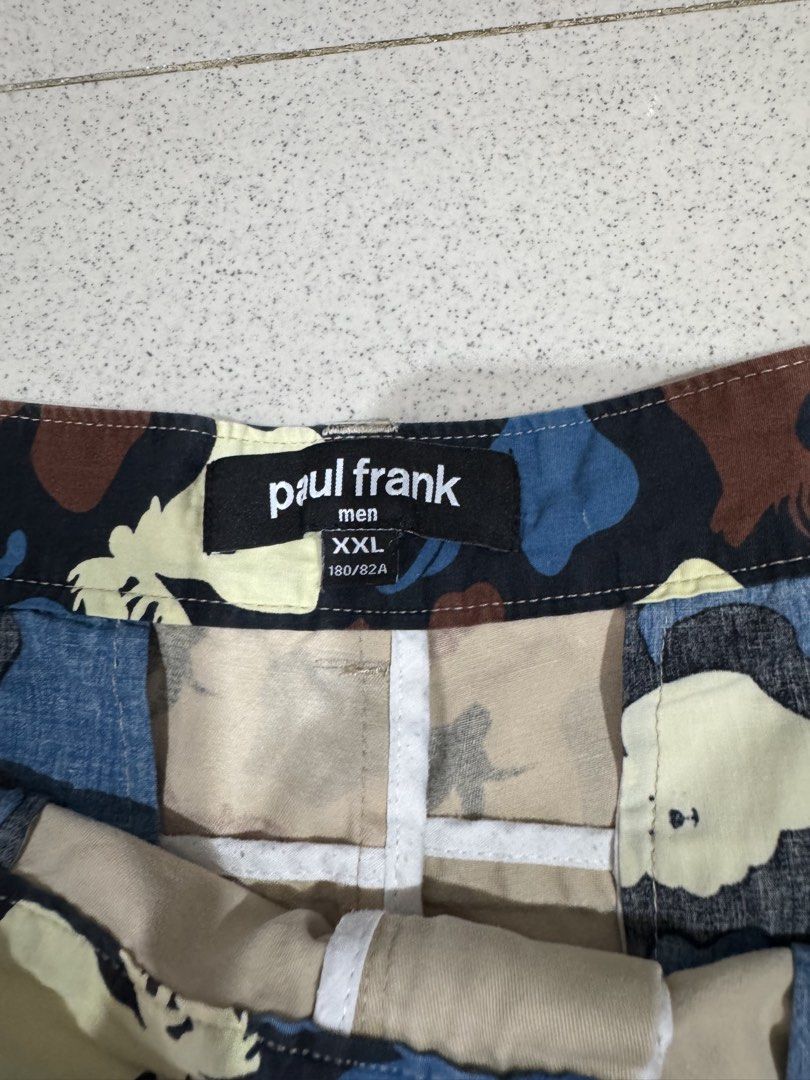 Paul frank Short (Category: Shorts) located in Cagayan de Oro. Submitted by thriftcgyph (Listing ID 1459410323, Image 2). Description: PAUL FRANK ₱400 PEN INK ISSUE COLOE RATE: 8/10 XXL SIZE ON TAG L: 22.5 W: 34.