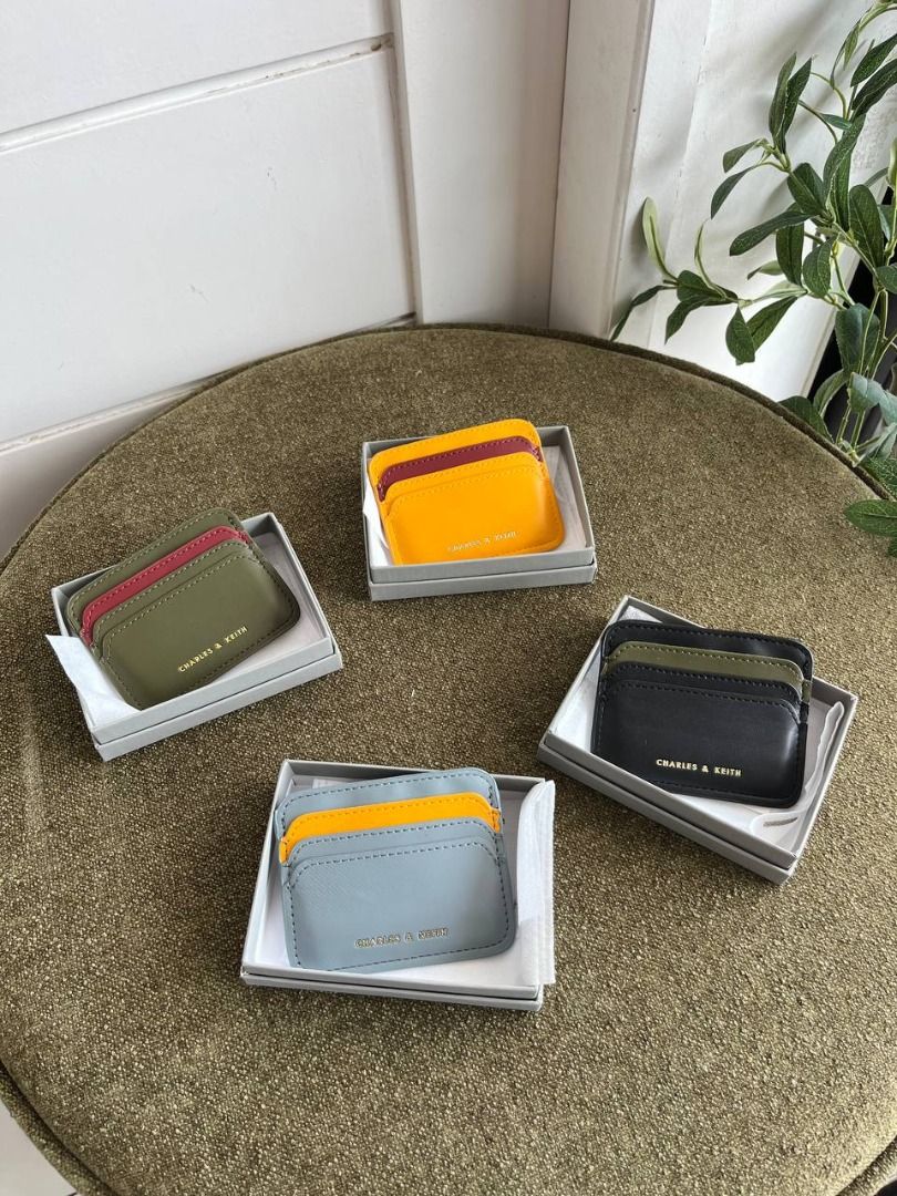 Charles & Keith Card Holder Set (Category: Wallets & Card holders) located in Manila. Submitted by curated.totes (Listing ID 1459426810, Image 1). Description: 𝙲&𝙺 𝙲𝚊𝚛𝚍 𝙷𝚘𝚕𝚍𝚎𝚛 Perfect pang gift! 🎁 ➎➑⓿ DM to order!.