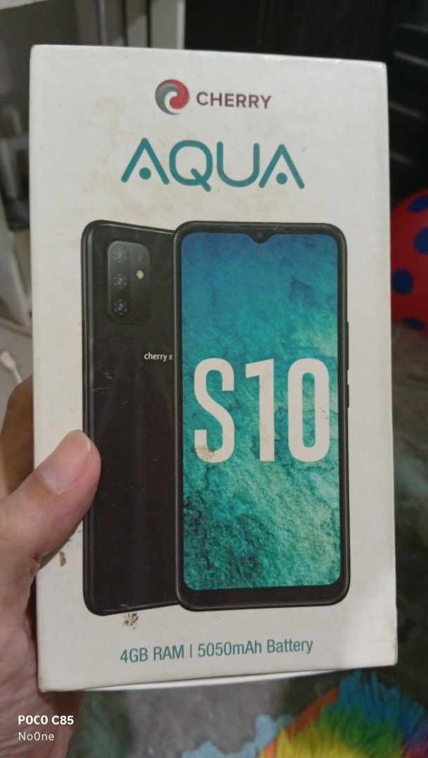 Cherry Aqua S10 (Category: Android Others) located in Cavite. Submitted by richard.heart (Listing ID 1459393659, Image 1). Description: The Aqua S10 is made by Cherry mobile and released in December 2021. I love playing mobile games and I used it over a year on games like PUBG, Free fire, CoC, and many more. It performed very well on medium settings, getting an average 30FPS. It has a crack on the lower left corner due to a drop (seen on 6th pic)