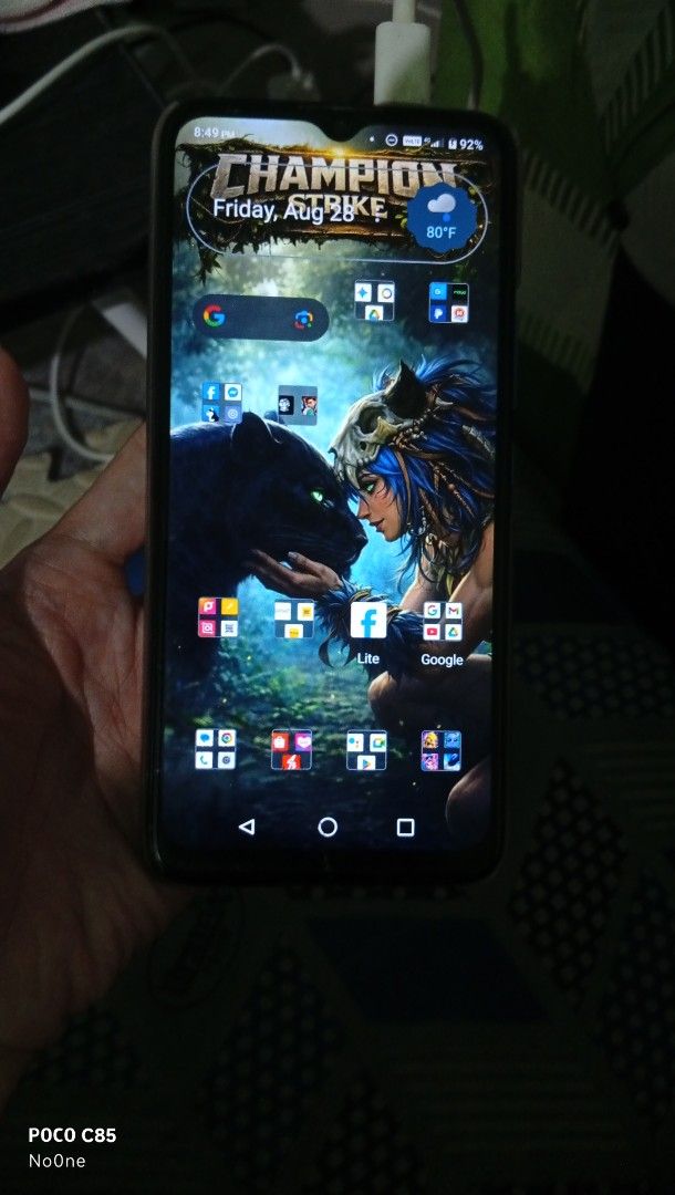 Cherry Aqua S10 (Category: Android Others) located in Cavite. Submitted by richard.heart (Listing ID 1459393659, Image 3). Description: The Aqua S10 is made by Cherry mobile and released in December 2021. I love playing mobile games and I used it over a year on games like PUBG, Free fire, CoC, and many more. It performed very well on medium settings, getting an average 30FPS. It has a crack on the lower left corner due to a drop (seen on 6th pic)