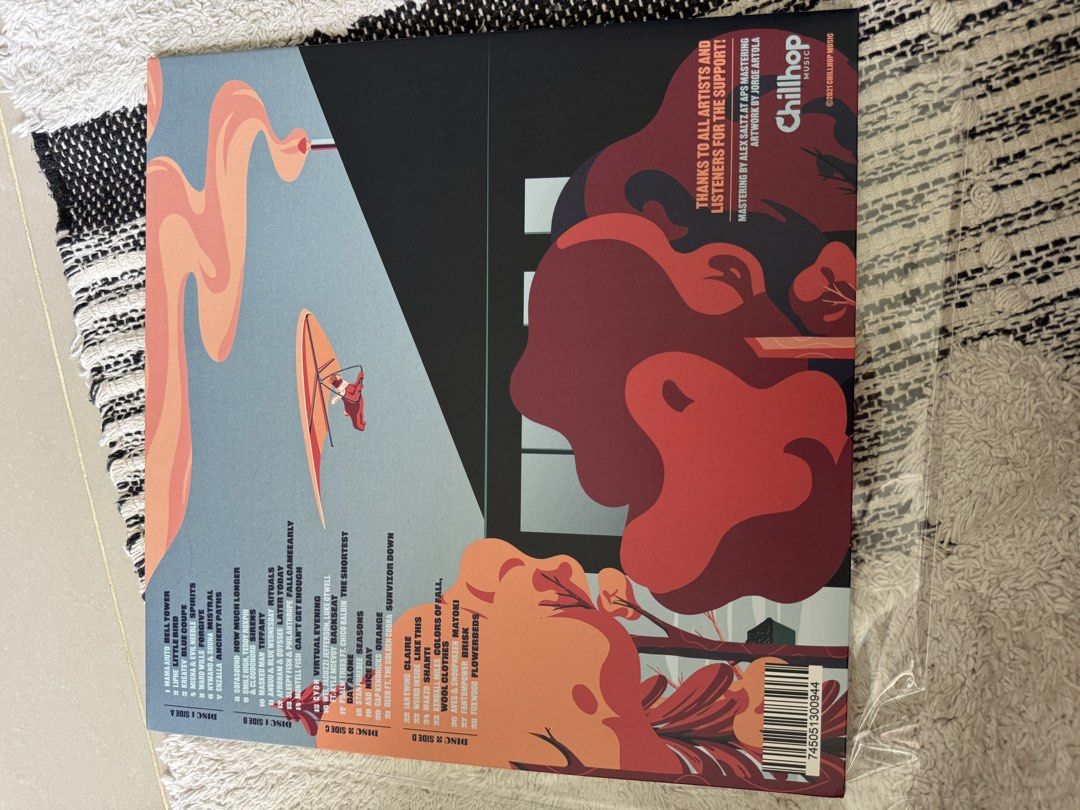 Chillhop Essentials: Fall 2021 Vinyl Record Orange Translucent 2LP (Category: Vinyls) located in Lapu Lapu. Submitted by thegentleedit.ph (Listing ID 1459456464, Image 2). Description: - Chillhop Essentials Fall 2021 vinyl record - Double LP set - Orange translucent vinyl - Comes with album sleeve, inserts, and cover - Near mint condition, spun twice for quality check - Ideal for vinyl collectors - Great for vackground music during get together a