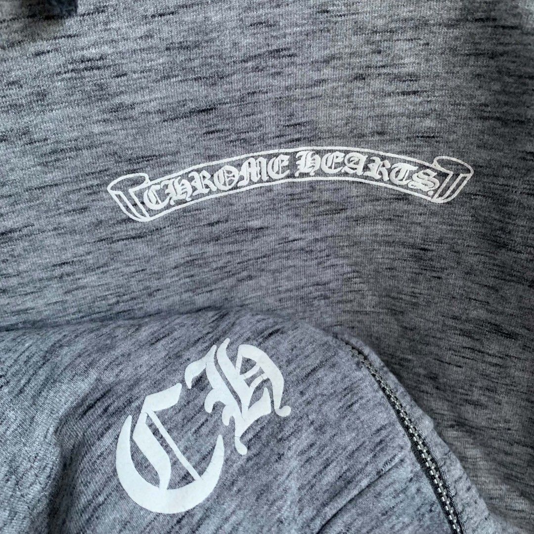 Chrome Hearts Zip Up Hoodie (Category: Coats, Jackets and Outerwear) located in Trece Martires City. Submitted by unkkdealsz2k14 (Listing ID 1459295945, Image 3). Description: Size on measurement: 25 Length 20 Width Good condition.