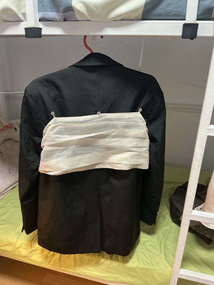 Coat with Ribbon (Plus size) (Category: Coats, Jackets and Outerwear) located in Tuguegarao City. Submitted by genpsypb (Listing ID 1459314733, Image 3). Description: Can fit to large to extra-large. Price is slightly negotiable for sure-buyers. .