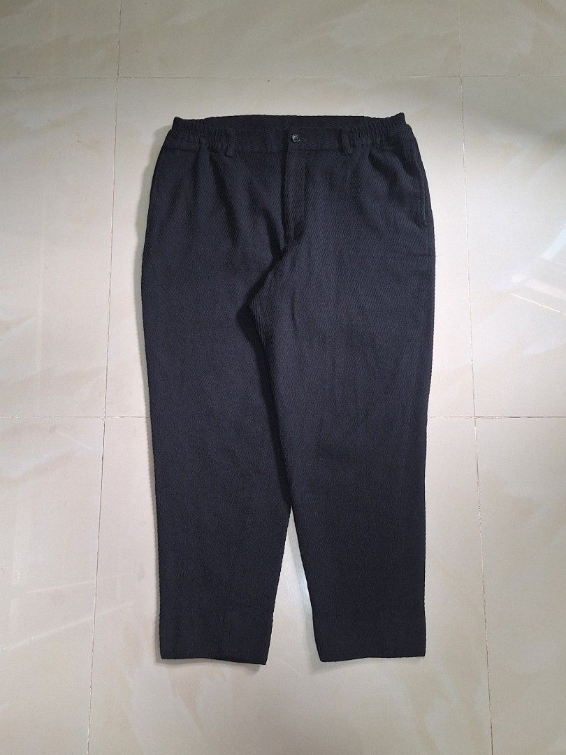COMME des GARÇONS - HOMME DEUX / WoolPants ( Authentic ) (Category: Trousers) located in Cebu City. Submitted by thehiddengemsbykid (Listing ID 1459405221, Image 1). Description: Comme des Garcons Homme Deux Wool Trouser Size : Medium Waist - 31 up to 36 max Rise : 14 Thigh - 13 Length - 35 Leg Opening - 6.5 Pls check all details posted Like new / Condition No issues 3,500 + Sf Thank you... .