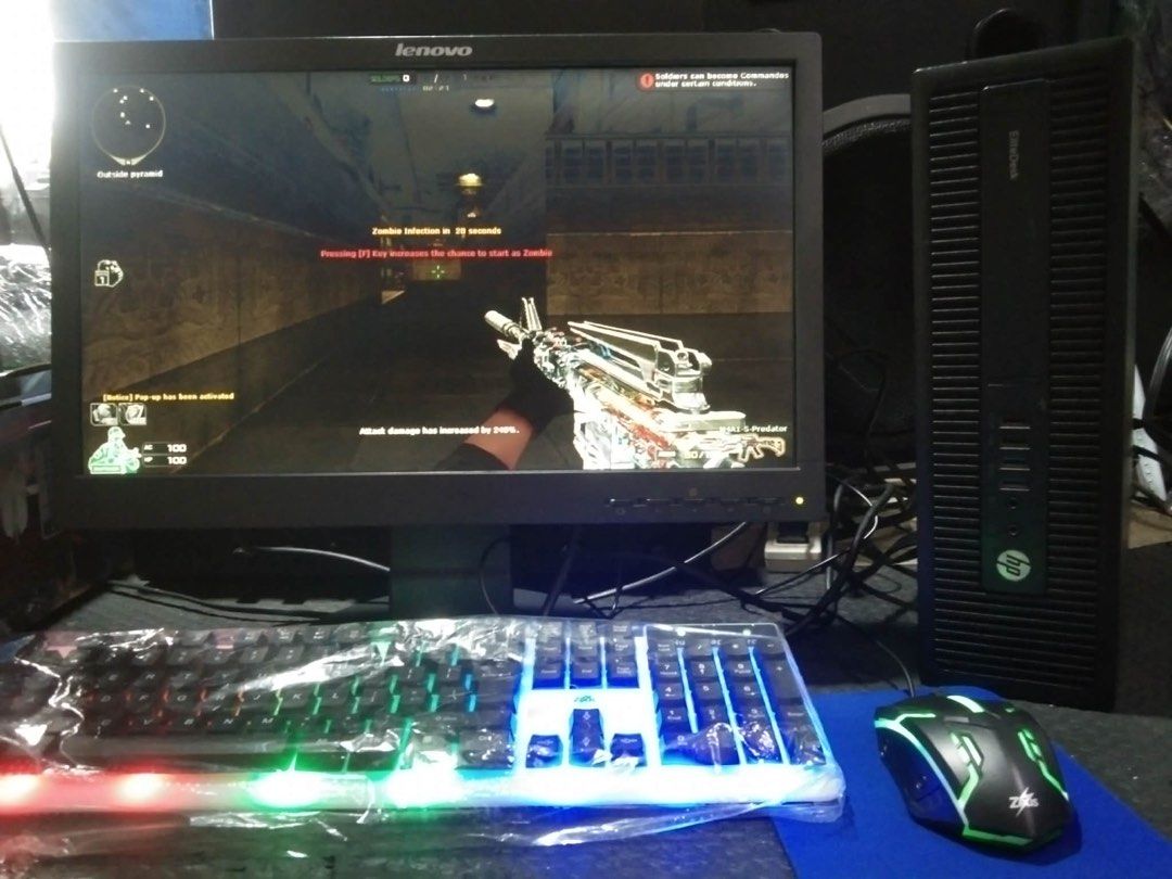 COMPUTER SET (Category: Desktops) located in Pasig City. Submitted by kuyajiem (Listing ID 1459350955, Image 2). Description: SELLING ‼️ CORE I5 4TH GENERATION 8GB DDR3 500GB HDD 19 INCHES WIDE MONITOR FREEBIES✅ BNEW GAMING KEYBOARD AND MOUSE (RGB) BNEW MOUSEPAD POWER CORD VGA CORD 1 month warranty✅ 5,800 ONLY⚡️ .