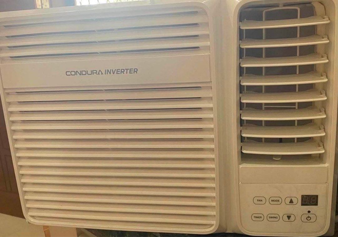 Condura Inverter Window Type Aircon (Category: Air Conditioning and Heating) located in Muntinlupa City. Submitted by theanicaela (Listing ID 1459490330, Image 1). Description: - Condura Inverter Window Type Aircon - Unit is in good working condition - Selling due to upgrade to split type - Message for inquiries.