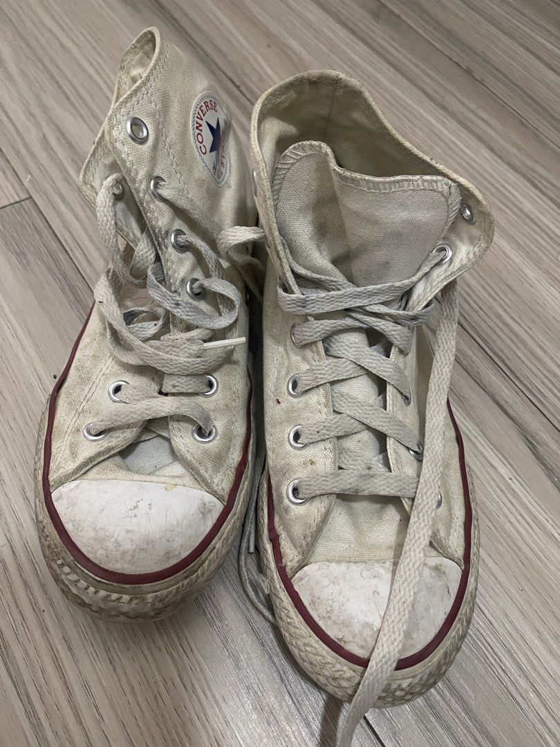 Converse Highcut (Category: Babies & Kids Fashion) located in Manila. Submitted by dnash29 (Listing ID 1459380280, Image 1). Description: Needs cleaning Natambak nalang Size: 33.5.