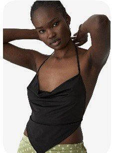 Cotton On Brigitte Cowl Neck Halter (Category: Sleeveless) located in Manila. Submitted by kshops777 (Listing ID 1459312680, Image 1). Description: COTTON ON PHOTOS 3-5: how it looks like when worn (just diff colors since i cant find it in black) WORN JUST A FEW TIMES Original Price: ₱700 RFS: Decluttering MOP: Gcash or Bank Transfer (PNB) MOD: J&T, Lalamove, or meet up around DLSU Taft A night out staple 😉.