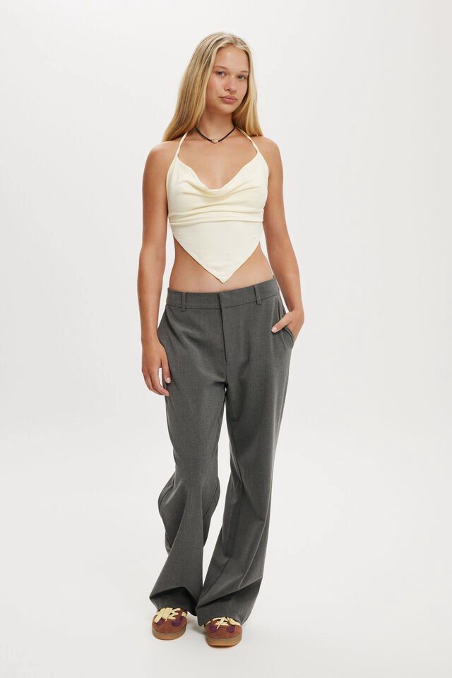 Cotton On Brigitte Cowl Neck Halter (Category: Sleeveless) located in Manila. Submitted by kshops777 (Listing ID 1459312680, Image 3). Description: COTTON ON PHOTOS 3-5: how it looks like when worn (just diff colors since i cant find it in black) WORN JUST A FEW TIMES Original Price: ₱700 RFS: Decluttering MOP: Gcash or Bank Transfer (PNB) MOD: J&T, Lalamove, or meet up around DLSU Taft A night out staple 😉.