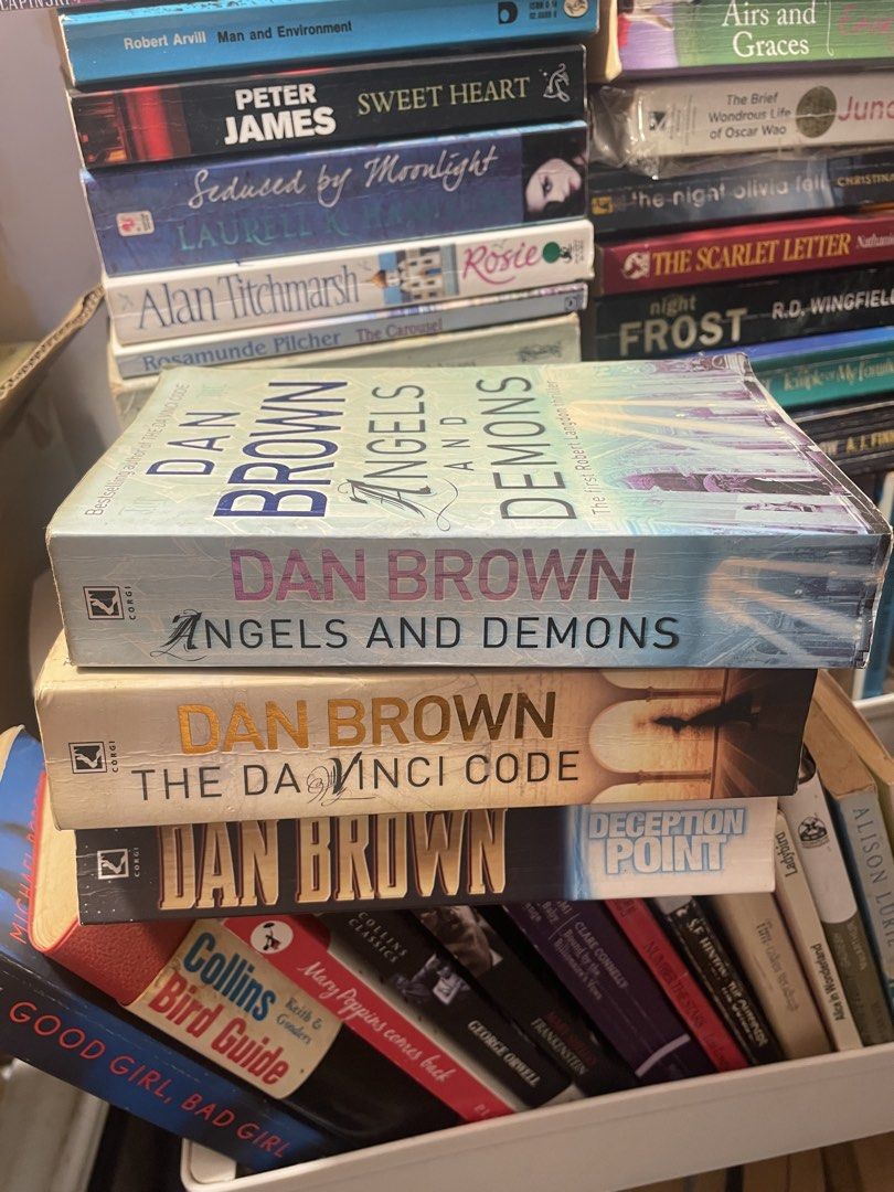 dan brown angels and demons, da vinci, deception) bundle (Category: Storybooks) located in Paranaque City. Submitted by kashireadsbookstore (Listing ID 1459487601, Image 1). Description: .