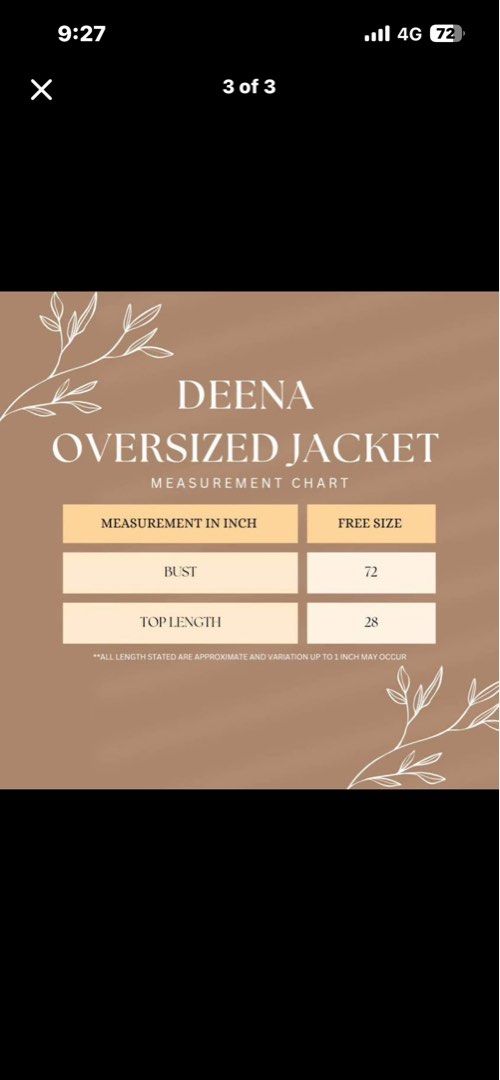 Denim Jacket (Category: Coats, Jackets and Outerwear) located in Bayan Lepas. Submitted by awatiffauzi (Listing ID 1459297635, Image 3). Description: .