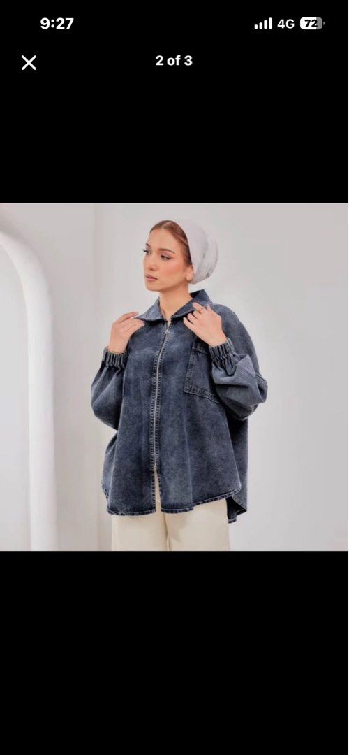 Denim Jacket (Category: Coats, Jackets and Outerwear) located in Bayan Lepas. Submitted by awatiffauzi (Listing ID 1459297635, Image 2). Description: .