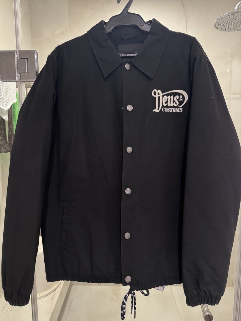 Deus Ex Machina Encounter coach jacket black (Category: Coats, Jackets and Outerwear) located in Makati City. Submitted by didd_ (Listing ID 1459317317, Image 1). Description: Brand new Only issue- no tags (lost) Never used only laundry .