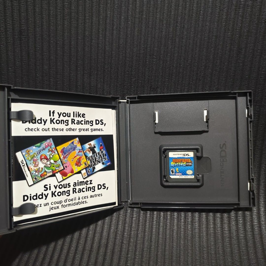 Diddy Kong Racing DS Game Authentic (Category: Nintendo) located in Quezon City. Submitted by shopme_gadget30 (Listing ID 1459435155, Image 3). Description: kindly read the details first for sale fixed price good Condition tested and working With case and game card with manual compatible to Nintendo 3ds/DS usa region qc area meet up: sm north shipping fee must shoulder by the buyer via lalamove or grab payment: bdo/gcash happy gaming everyone.