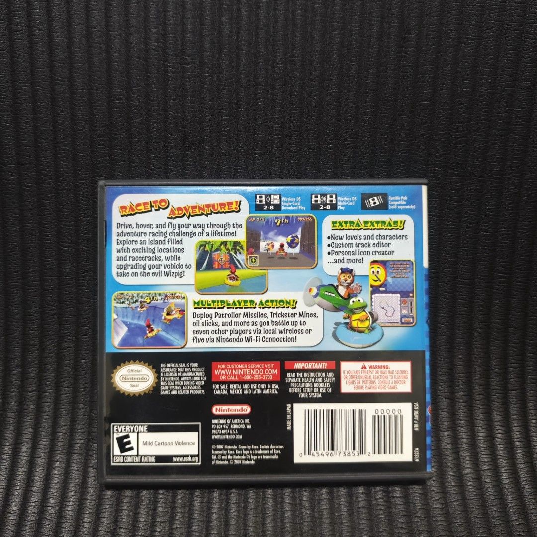 Diddy Kong Racing DS Game Authentic (Category: Nintendo) located in Quezon City. Submitted by shopme_gadget30 (Listing ID 1459435155, Image 2). Description: kindly read the details first for sale fixed price good Condition tested and working With case and game card with manual compatible to Nintendo 3ds/DS usa region qc area meet up: sm north shipping fee must shoulder by the buyer via lalamove or grab payment: bdo/gcash happy gaming everyone.