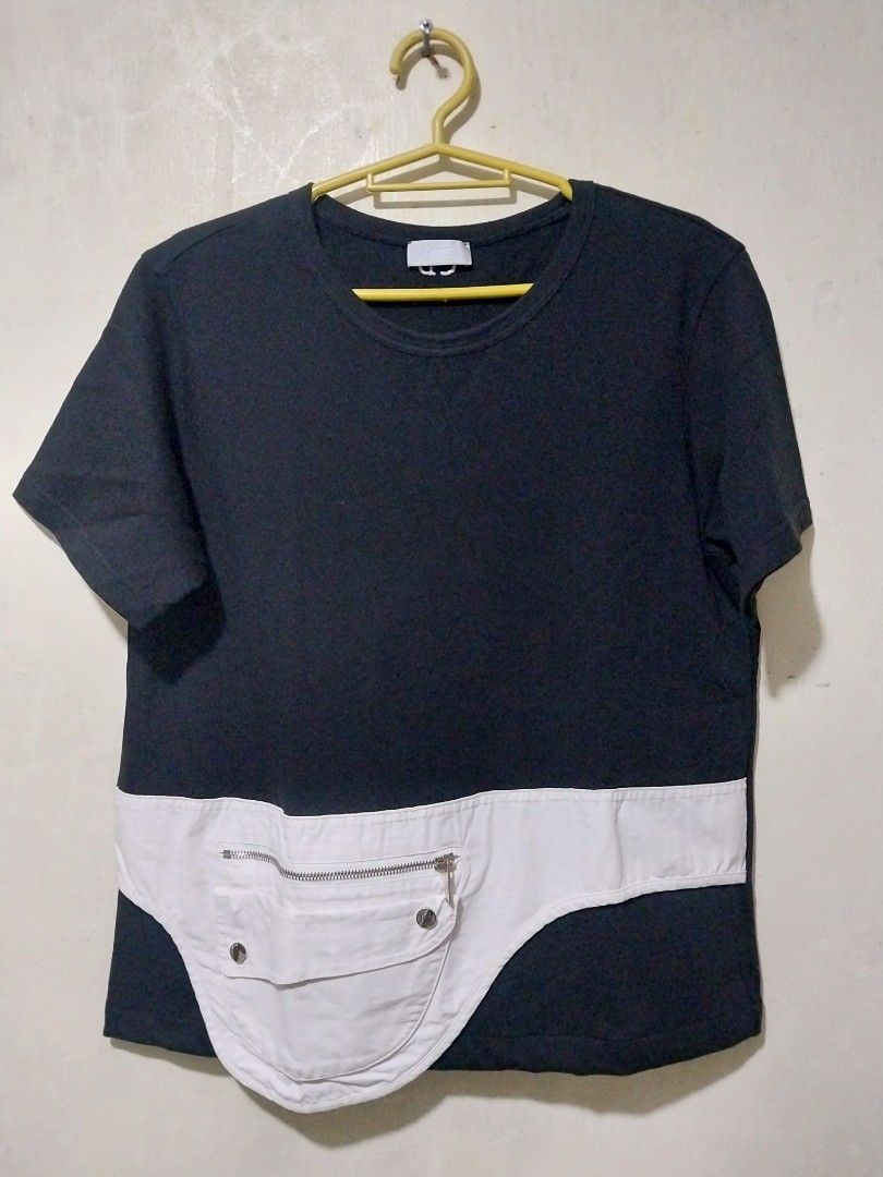 Dior black Saddle bag built in shirt (Category: Luxury Apparel) located in Manila. Submitted by PrinceDani.Clothing (Listing ID 1459349725, Image 3). Description: Christian dior black shirt with saddle belt bag small 19in width 23in length excellent condition .