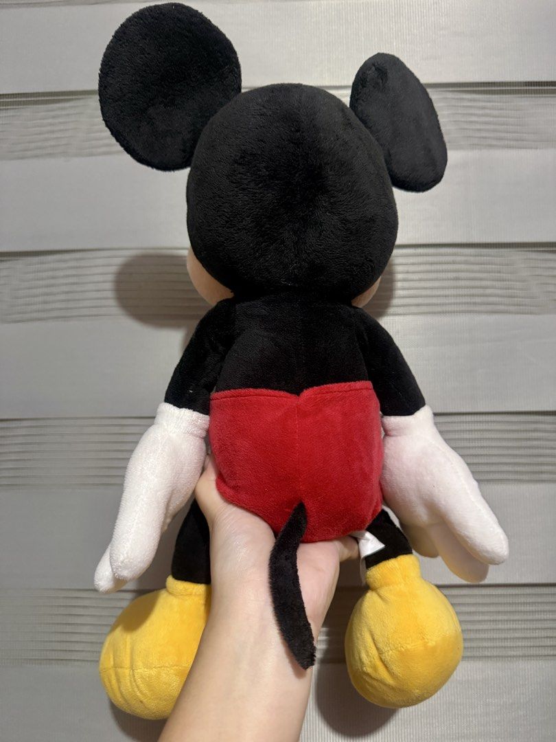 Disney Store Mickey Mouse plush (Category: Plushies & Soft Toys) located in Manila. Submitted by bcbg3217 (Listing ID 1459329973, Image 2). Description: ‼️PLEASE READ BEFORE BUYING‼️ Like new condition 18” standing height With Disney Store etiketa Authenticity guaranteed (Please do your own checking too) No other inclusions Actual photos are posted No other issues or flaws unless stated Please check the photos thoroughly before placing an order J