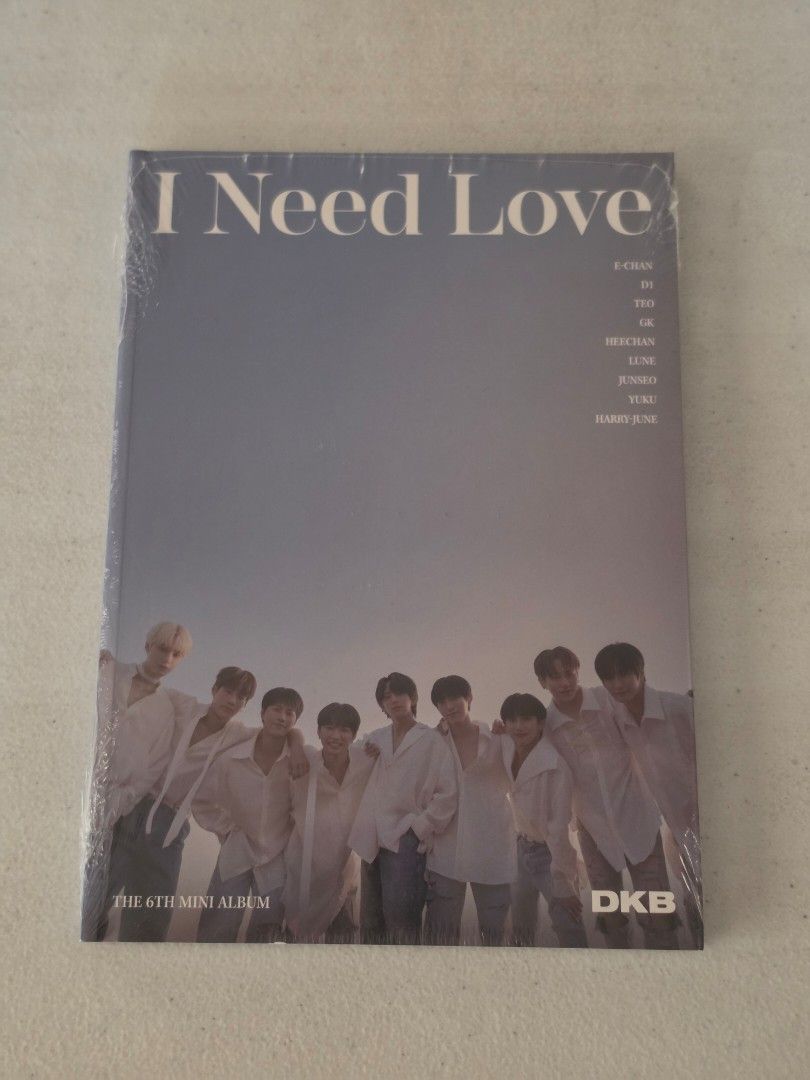 DKB I NEED LOVE 6th MINI ALBUM (Category: CDs & DVDs) located in Paranaque City. Submitted by ssamshil (Listing ID 1459384687, Image 1). Description: ⚠️ Shipping to be shouldered by buyer 📦 Shipping via Flash Express/LBC/Lalamove from Pque/Manila 🧍‍♀️ Can do meetup at Glorietta, Makati Sundays 💳 MOP: Gcash ‼️ PAYO 💕 PM me!.