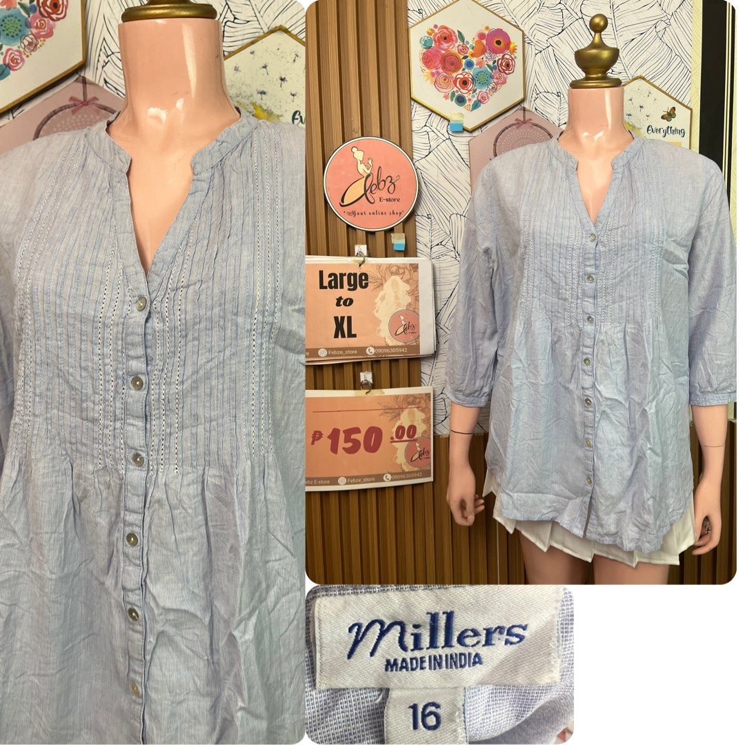 DUBAI BLOUSE / LONG-SLEEVE NEW COLLECTION ASSORTED A4 (Category: Blouses) located in Talisay. Submitted by frentuma (Listing ID 1459491334, Image 3). Description: VISIT MY FB PAGE FEBZ E-STORE FOR MORE ITEMS 💕💕🛍️🛍️ Like new Preloved price and size indicated each picture 👍 like and follow fb page Febz e-store for more available items 📌Location Deca Dumlog Talisay Cebu Cebu buyer- delivery maxim add delivery fee or pick.up (Near location) 🌟 