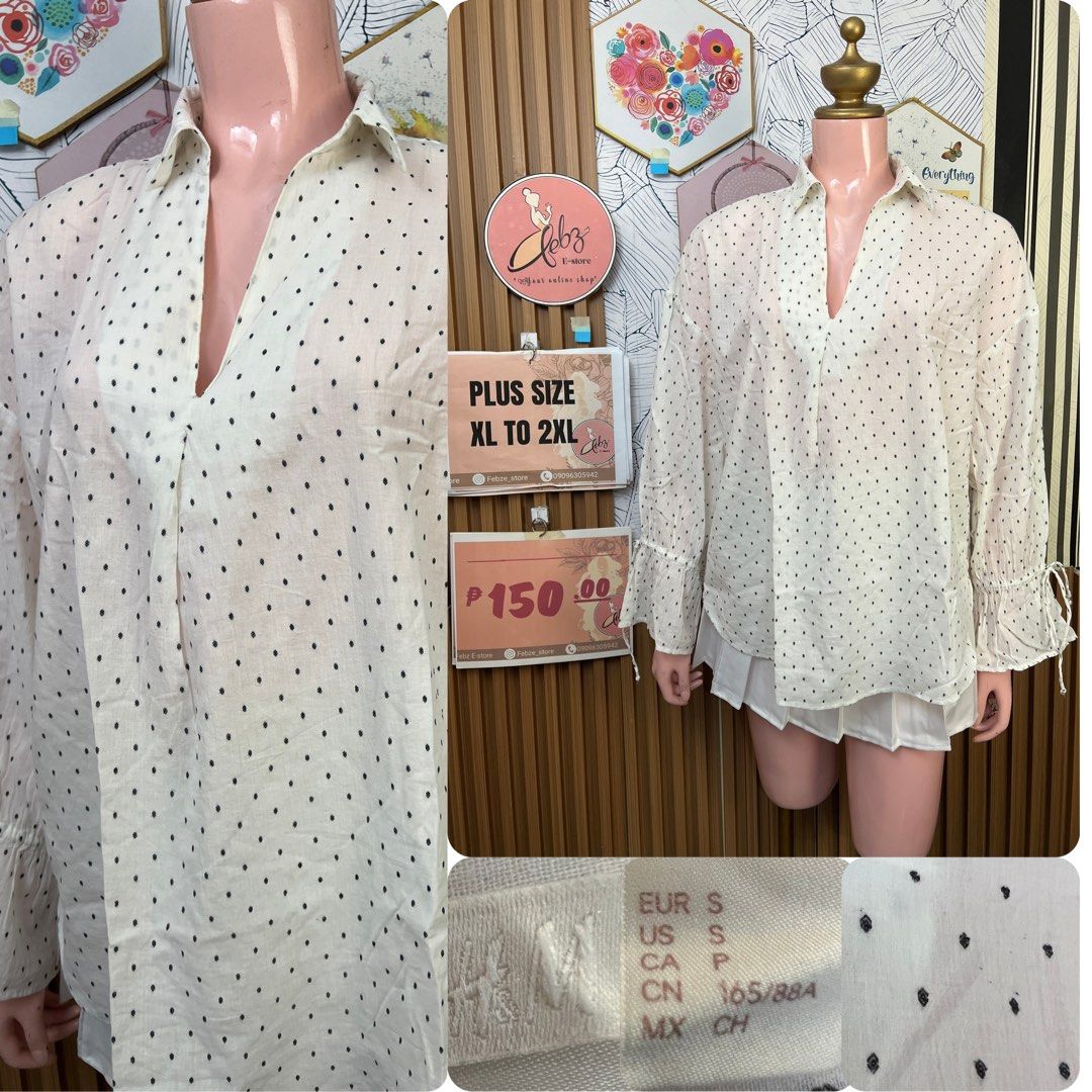 DUBAI BLOUSE / LONG-SLEEVE NEW COLLECTION ASSORTED A4 (Category: Blouses) located in Talisay. Submitted by frentuma (Listing ID 1459491334, Image 1). Description: VISIT MY FB PAGE FEBZ E-STORE FOR MORE ITEMS 💕💕🛍️🛍️ Like new Preloved price and size indicated each picture 👍 like and follow fb page Febz e-store for more available items 📌Location Deca Dumlog Talisay Cebu Cebu buyer- delivery maxim add delivery fee or pick.up (Near location) 🌟 