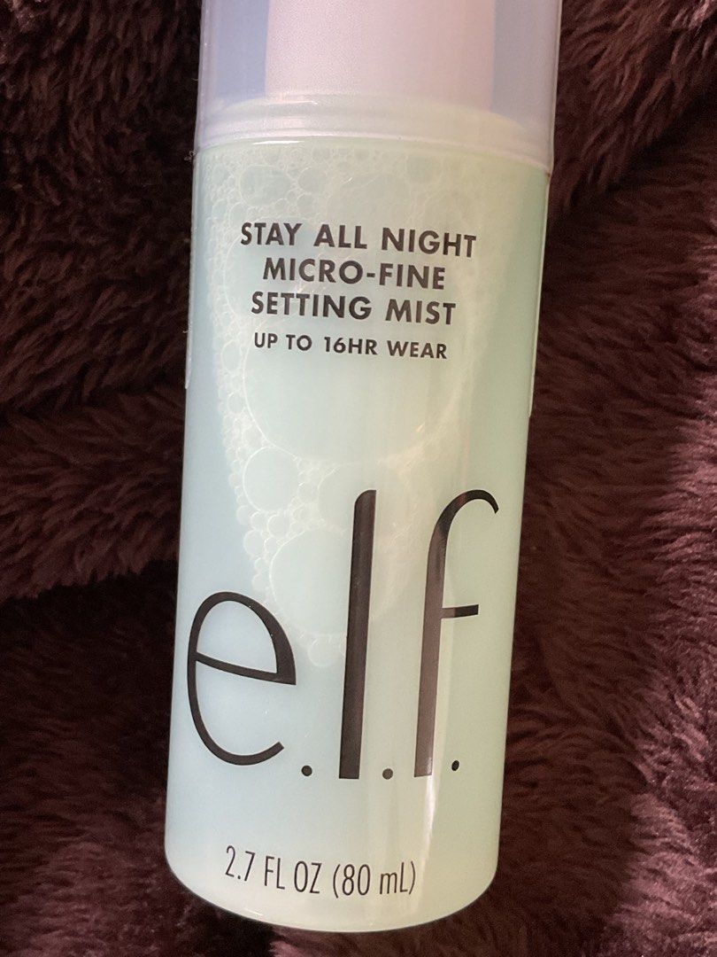 Elf Stay All Night Micro-Fine Setting Mist (Category: Makeup) located in Manila. Submitted by declutterwgab (Listing ID 1459313684, Image 1). Description: 🇺🇸US BOUGHT ❗️Brand new, from balikbayan box 💵 GoTyme/GCash payment first 🏡 Bulacan/Manila.