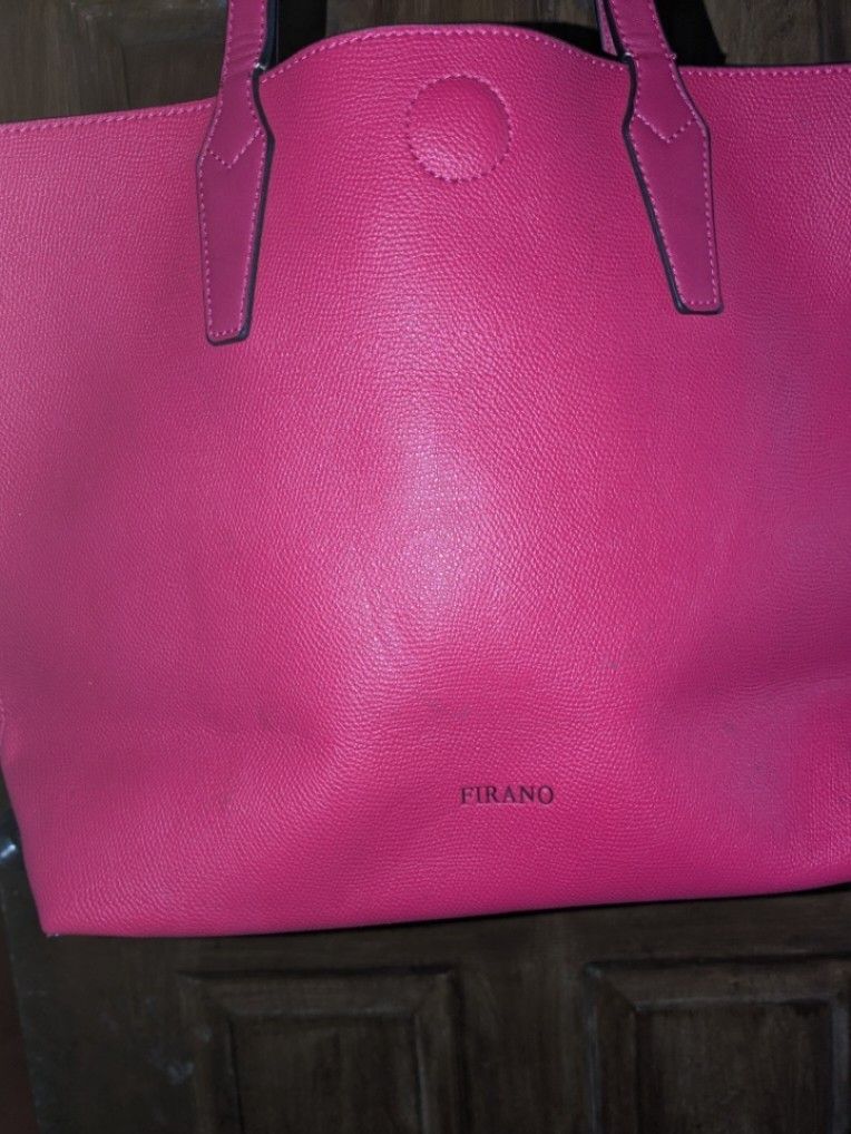 Firano Italy Tote Bag (Category: Shoulder Bags) located in Iloilo. Submitted by seoltang_0000 (Listing ID 1438926176, Image 1). Description: Firano Italy Tote bag ( Japan thrift) -pink in color -like new condition -RFS: decluttering.