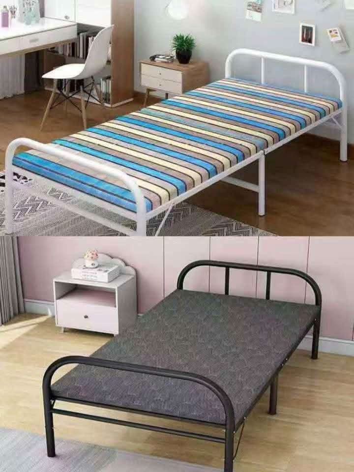 folding bed (Category: Bed Frames & Mattresses) located in Manila. Submitted by ncledlcrz (Listing ID 1459319031, Image 1). Description: folding bed.