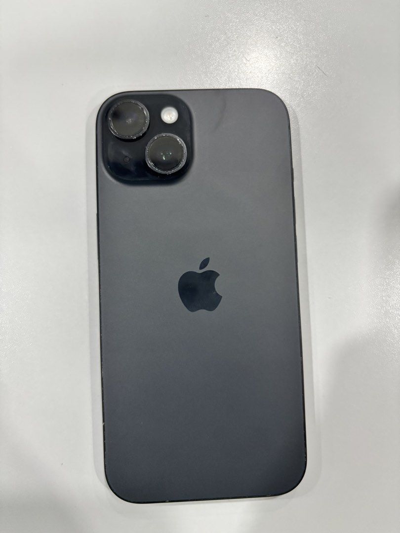FS or SWAP IPHONE 15 128GB (Black) (Category: iPhone 15 Series) located in Bacoor. Submitted by amsalud.c (Listing ID 1459388259, Image 3). Description: FOR SALE Iphone 15 (128GB) Black Under Warranty until March 2027 95% battery health w/ Box and Paper bags w/ original cord Issues: Minimal Camera Paint chips (issues ng black iphone) rfs: upgrade sa 17 base.