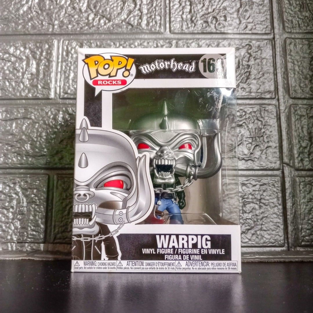 Funko Pop! Rocks: Motorhead - Warpig #163 (Not Mint) (Category: Designer & Blind Box Toys) located in San Mateo. Submitted by medyo.hobby.shop (Listing ID 1459359557, Image 1). Description: .