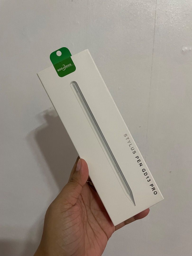GD13 Pro Stylus Pen Goojodoq Original (Category: iPad) located in Quezon City. Submitted by creamymatchaaaaonlyyyy (Listing ID 1459397206, Image 2). Description: Original GD13 pro below srp Quezon city pasong tamo The GOOJODOQ GD13 Pro is an affordable iPad stylus designed mainly for note-taking, studying, drawing, annotations, and everyday iPad Magnetic attachment/charging on supported iPad models. Around 8–12 hours of typical use, depending on 