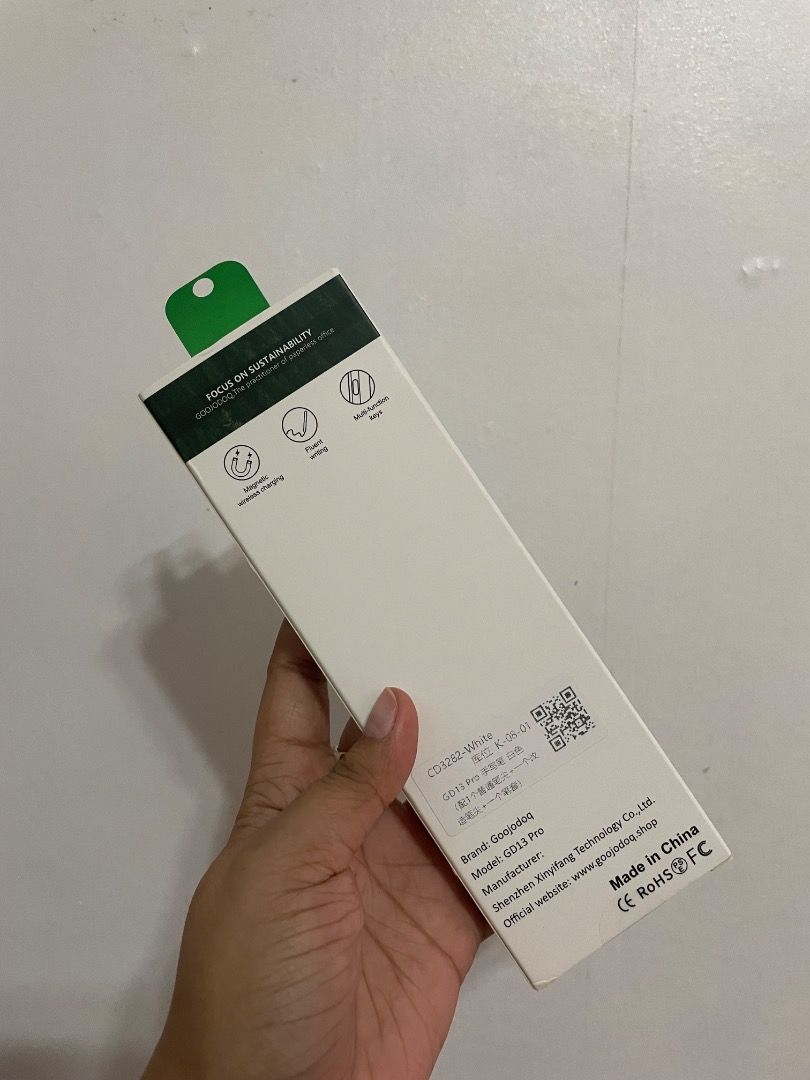 GD13 Pro Stylus Pen Goojodoq Original (Category: iPad) located in Quezon City. Submitted by creamymatchaaaaonlyyyy (Listing ID 1459397206, Image 3). Description: Original GD13 pro below srp Quezon city pasong tamo The GOOJODOQ GD13 Pro is an affordable iPad stylus designed mainly for note-taking, studying, drawing, annotations, and everyday iPad Magnetic attachment/charging on supported iPad models. Around 8–12 hours of typical use, depending on 