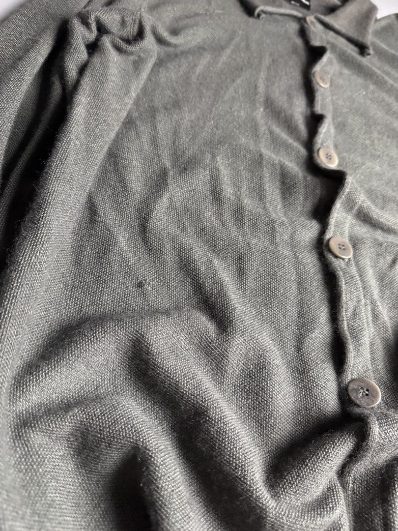Giorgio Armani Cashmere Cardigan (Category: Hoodies) located in Manila. Submitted by 3rdealz (Listing ID 1459484898, Image 2). Description: GA Fits medium Courier: J&T or Lalamove Item will be posted by express shipping (J&T) with good tracking record in 1-3 business days after received cleared payment. Expect it to reach you in 3-7 business days only after item been shipped. Please check my other listings and take advantage of combine shipping r