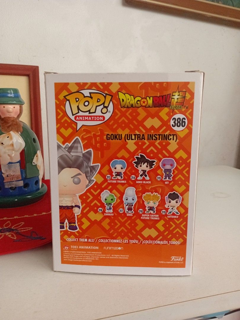 goku funko pop ultra instinct (Category: Figurines & Statues) located in Pasig City. Submitted by kidocity (Listing ID 1459369876, Image 3). Description: For sale goku funko pop ultra instinct P 550 each 🏡Location : Quezon City Meet up: up town center 🏦MOP:GCASH 🛵MOD:Grab/LBC/LALAMOVE.