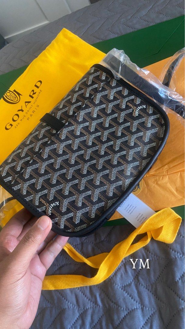 Goyard Belvedere PM Messenger Bag (Category: Luxury Bags & Wallets) located in Manila. Submitted by yoej09 (Listing ID 1459311873, Image 2). Description: G0yard Belvedere PM Messenger Bag Brand New Goyard Bag ✨ Brand new and never used. The strap is still wrapped in plastic, with the original tag attached. Purchased directly from Goyard Miami last May. Inclusions: • Goyard dust bag • Goyard paper bag • Proof of purchase / Original Receipt Availab